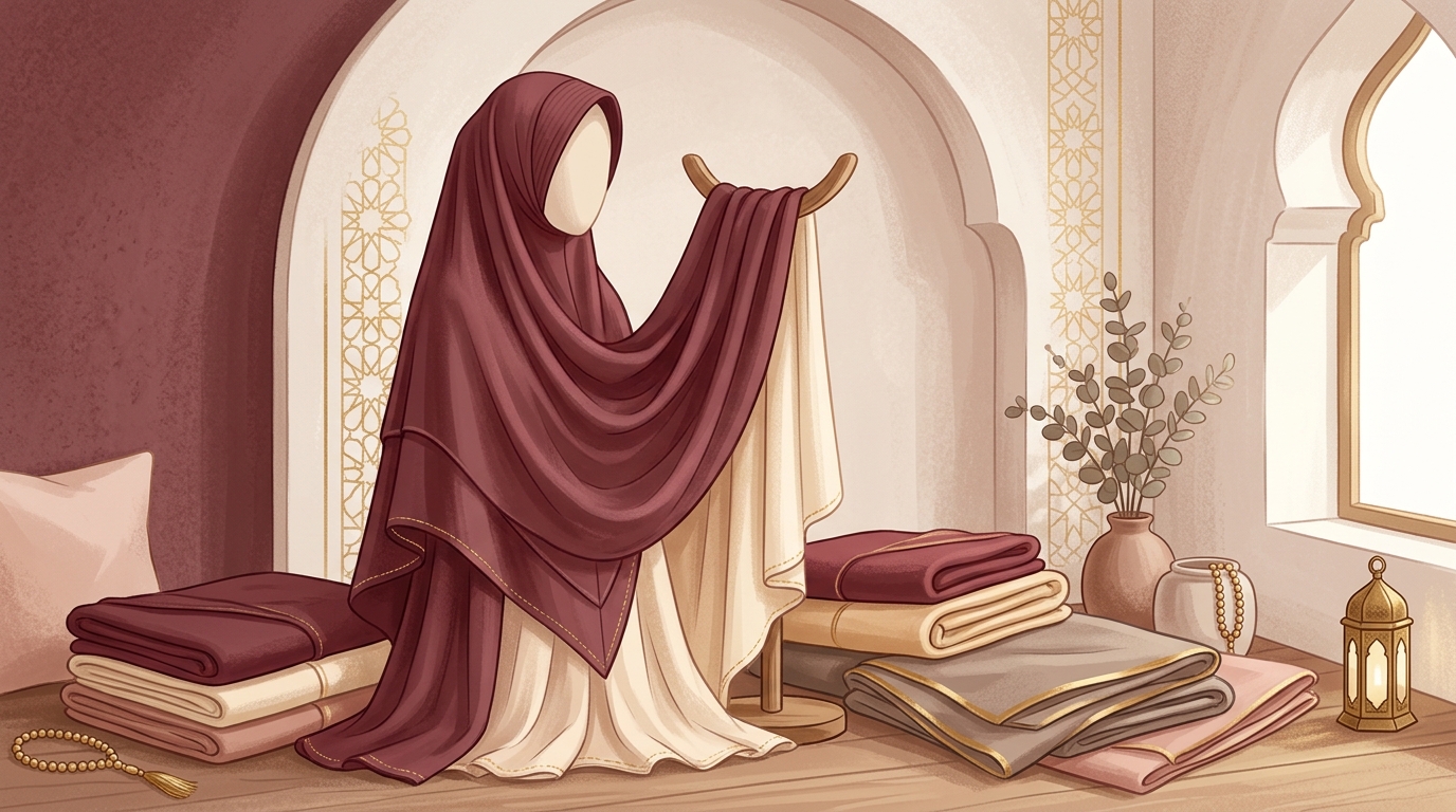 Cara Memilih Khimar Syar'i yang Adem dan Tidak Menerawang