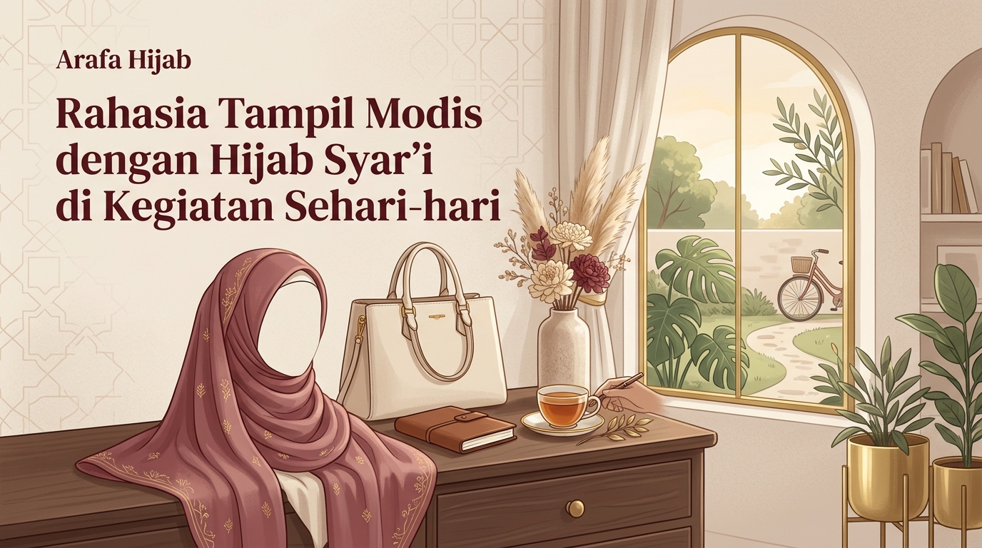 Rahasia Tampil Modis dengan Hijab Syar'i di Kegiatan Sehari-hari