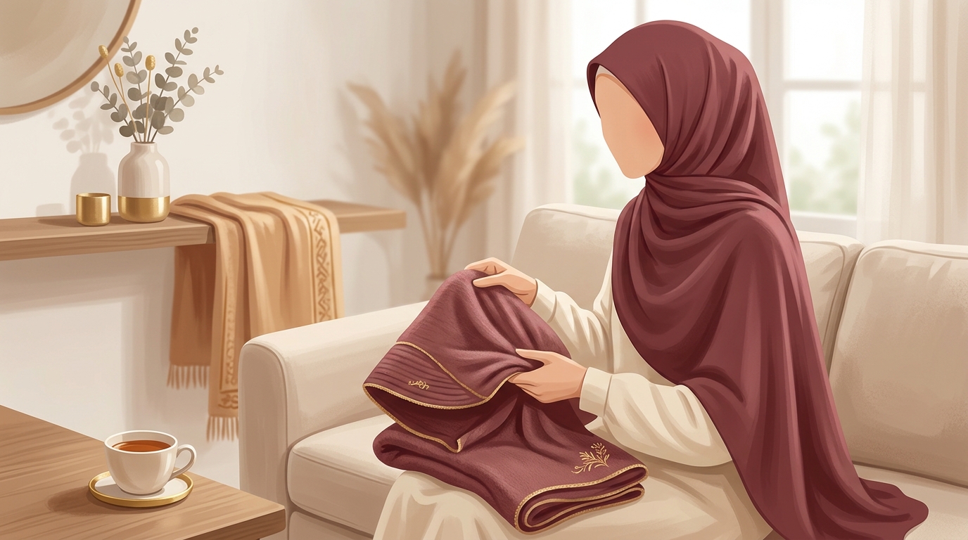 Kisah Ibu Rumah Tangga: Menjaga Kecantikan Hijab Syar'i Sehari-hari