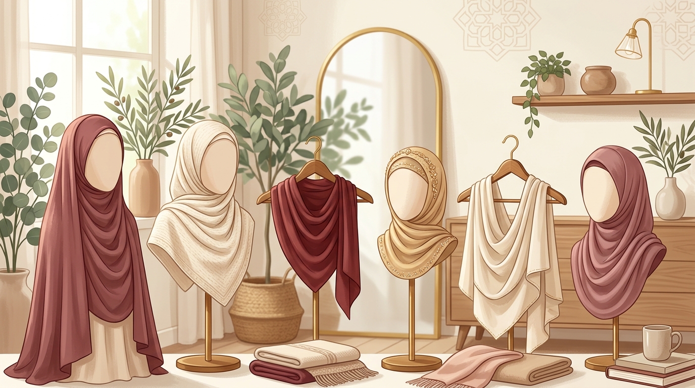 6 Gaya Hijab Syar'i yang Menyempurnakan Penampilan Sehari-hari