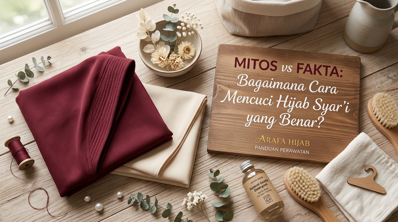 Mitos vs Fakta: Bagaimana Cara Mencuci Hijab Syar'i yang Benar?