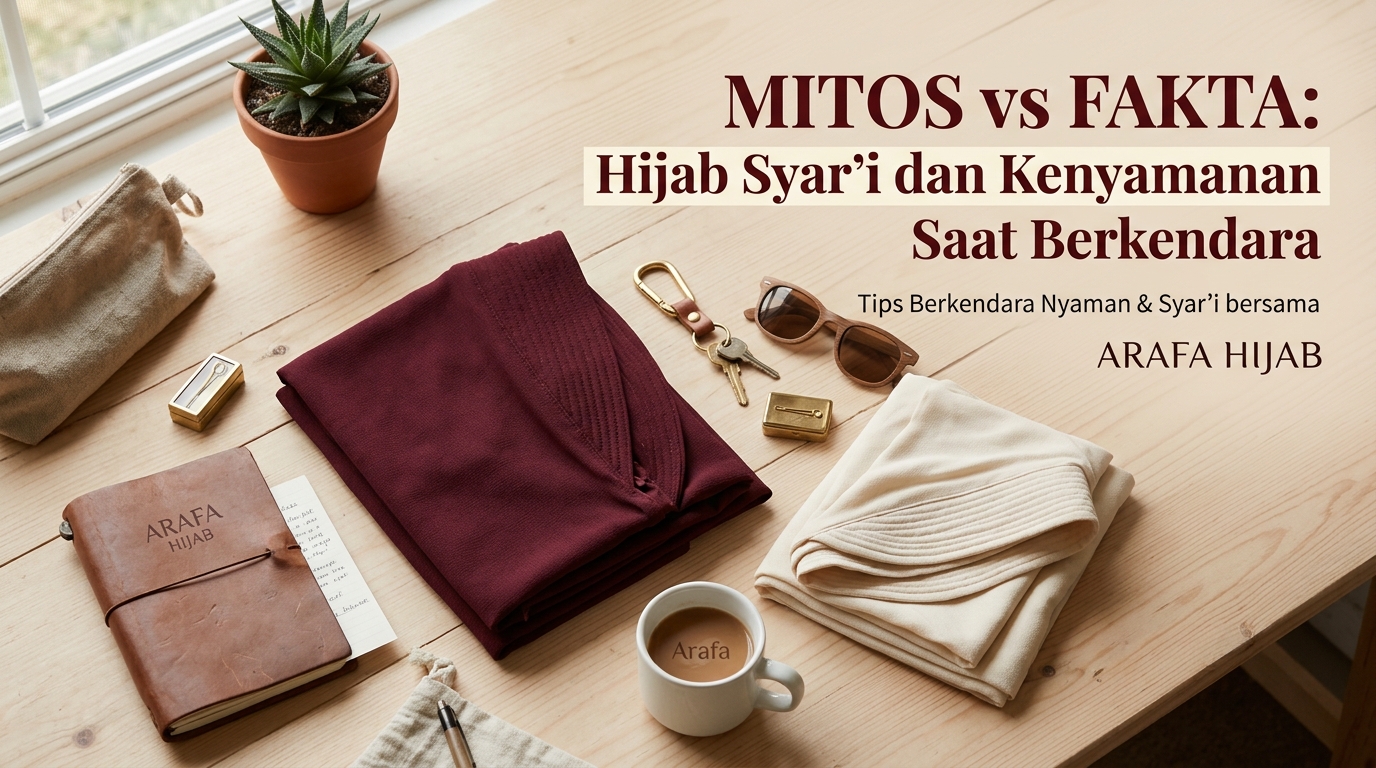 Mitos vs Fakta: Hijab Syar'i dan Kenyamanan Saat Berkendara